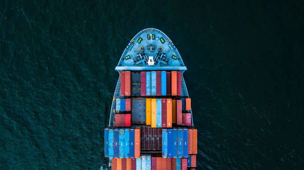 Container Ship Aerial